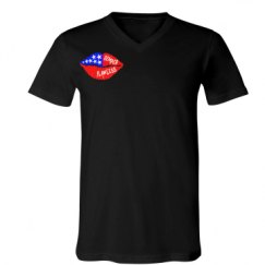 Unisex V-Neck Jersey Tee