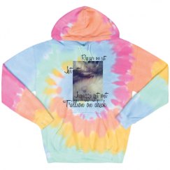 Unisex Tie-Dye Fleece Hoodie