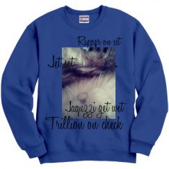 Unisex Film and Foil Crewneck Sweatshirt