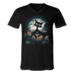 Unisex V-Neck Jersey Tee