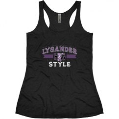 Ladies Slim Fit Super Soft Racerback Triblend Tank
