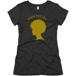 Ladies Slim Fit Super Soft Triblend Tee