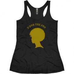 Ladies Slim Fit Super Soft Racerback Triblend Tank