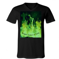 Unisex V-Neck Jersey Tee