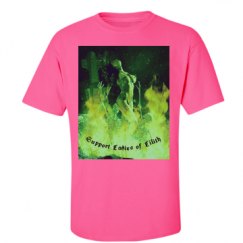 Unisex Ultra Cotton Safety Neon Crewneck Tee
