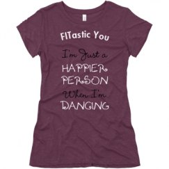 Ladies Slim Fit Super Soft Triblend Tee