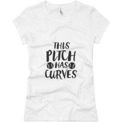 Ladies Slim Fit Basic Promo Jersey Tee