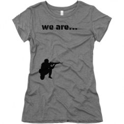 Ladies Slim Fit Super Soft Triblend Tee