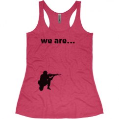 Ladies Slim Fit Super Soft Racerback Triblend Tank