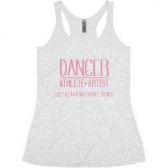 Ladies Slim Fit Super Soft Racerback Triblend Tank