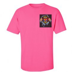 Unisex Ultra Cotton Safety Neon Crewneck Tee