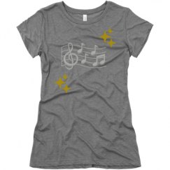 Ladies Slim Fit Super Soft Triblend Tee
