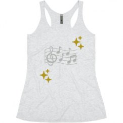 Ladies Slim Fit Super Soft Racerback Triblend Tank