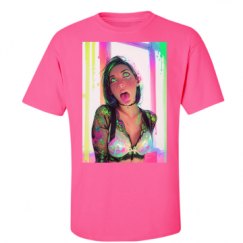 Unisex Ultra Cotton Safety Neon Crewneck Tee