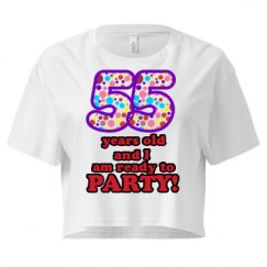 Ladies Festival Cali Crop Top Tee