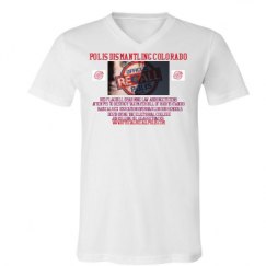 Unisex V-Neck Jersey Tee