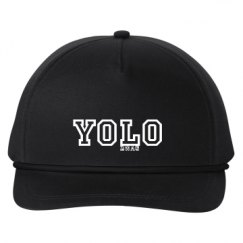 Snapback Five-Panel Rope Hat