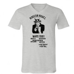 Unisex V-Neck Jersey Tee