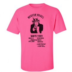 Unisex Ultra Cotton Safety Neon Crewneck Tee