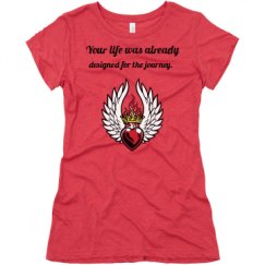 Ladies Slim Fit Super Soft Triblend Tee