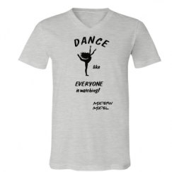 Unisex V-Neck Jersey Tee