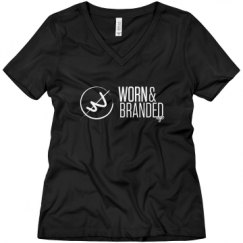 Ladies Relaxed Fit V-Neck Tee