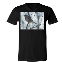 Unisex V-Neck Jersey Tee