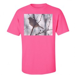 Unisex Ultra Cotton Safety Neon Crewneck Tee