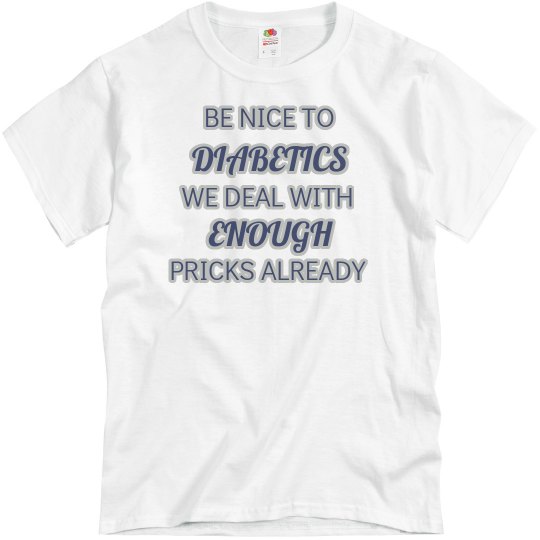 DIABETIC MEN'S TEE DIABETIC MEN'S TEE