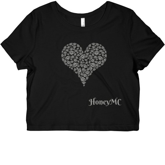 Diamond heart tshirt