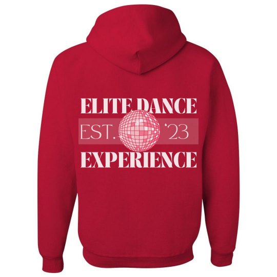 Disco Ball Collection Hoodie - Red