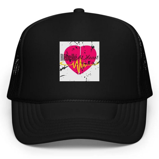 Distressed Heart Hat