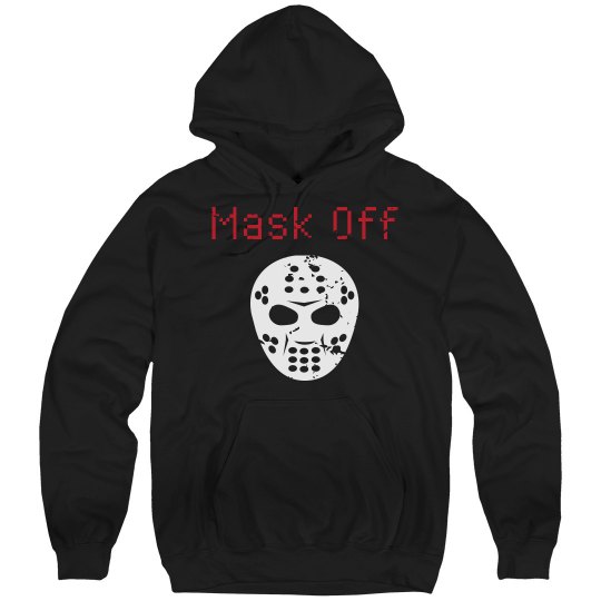 Distressed Mask Off Hoodie