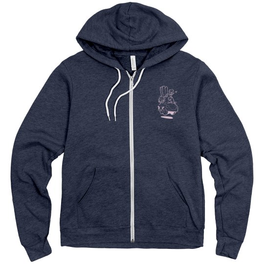 Distressed surf hoodie