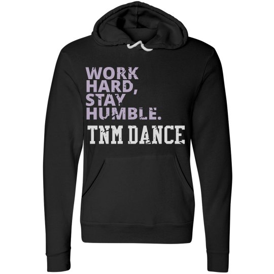 Distressed Work Hard Stay Humble Hoodie - BK/LAV/WH/PK