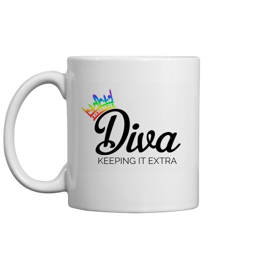 Diva Coffee Mug Rainbow Diva Coffee Mug Rainbow