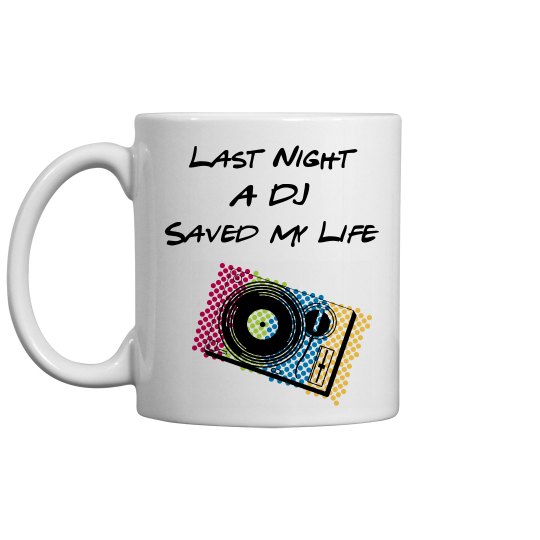 DJ coffee mug