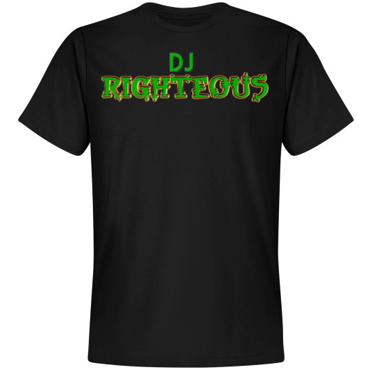 DJ Righteous T Shirt Black DJ Righteous T Shirt Black