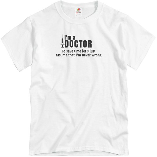 Doctor Never Wrong  blue