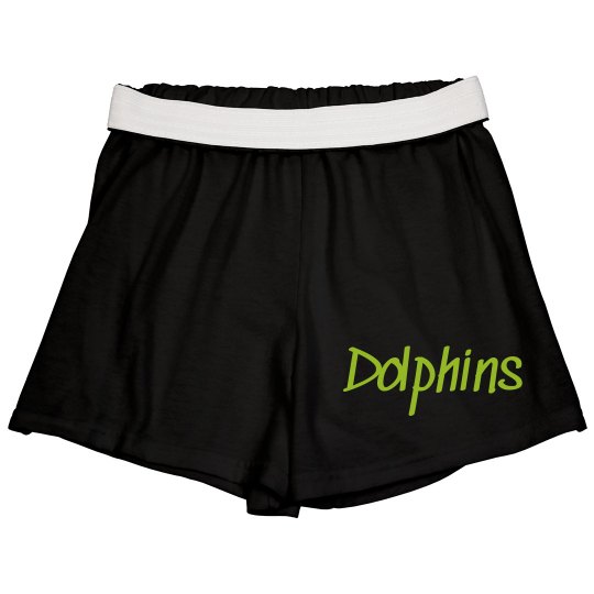 Dolphins cheer practice shorts