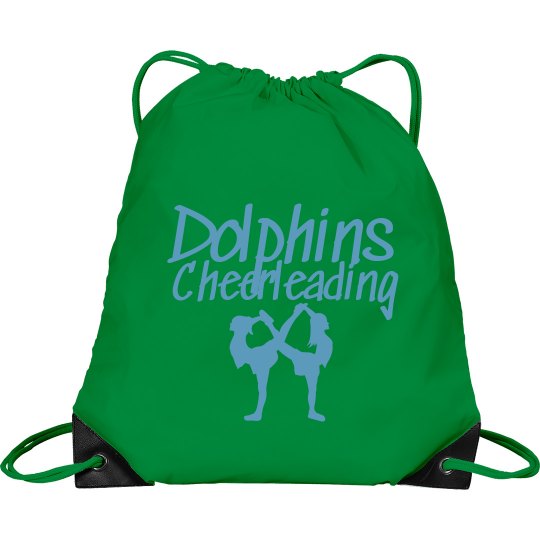 Dolphins cheerleading practice bag