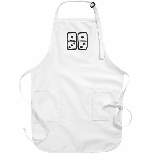 Domino Sketch Lucy LaRue Full Apron Domino Sketch Lucy LaRue Full Apron