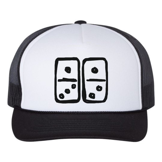 Domino Sketch Lucy LaRue Trucker Hat Domino Sketch Lucy LaRue Trucker Hat