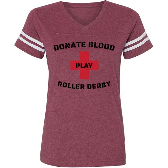 Donate Blood Ladies Relaxed Tshirt