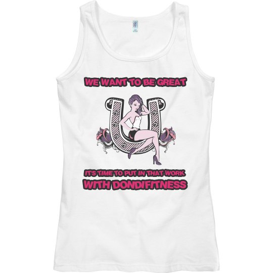 DONDFITNESS LADIES TANK TOP