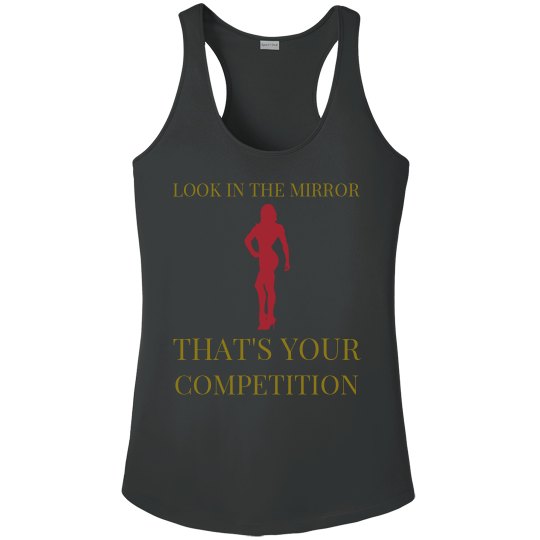 DONDIFITNESS LADIES ATHLETIC RACERBACK TANK TOP