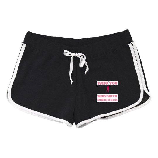 DONDIFITNESS LADIES CHEER SHORTS