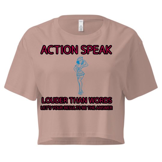 DONDIFITNESS LADIES CROP TEE