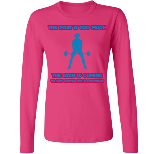 DONDIFITNESS LADIES PERFORMANCE SLEEVES SWEAT SHIRT DONDIFITNESS LADIES PERFORMANCE SLEEVES SWEAT SHIRT