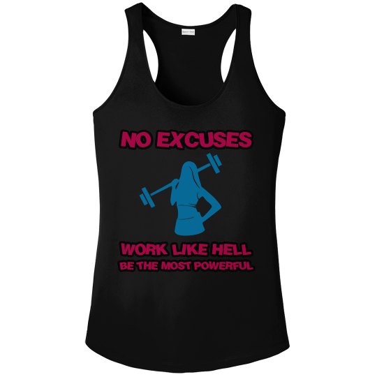 DONDIFITNESS LADIES RACERBACK